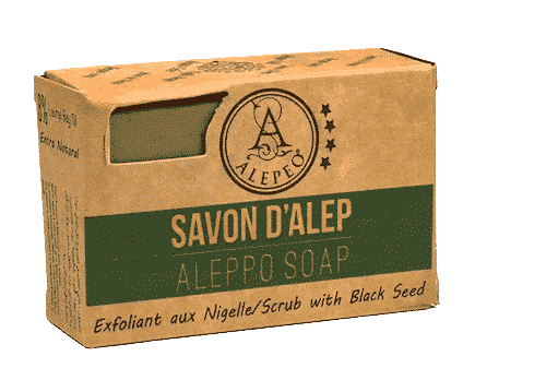 Aleppo Seife mit Schwarzkümmel – Alepeo 100 g