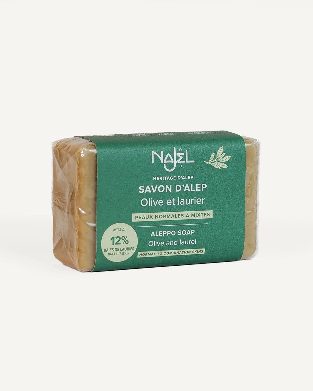 Aleppo Seife mit 12% Lorbeeröl – Najel 100 g