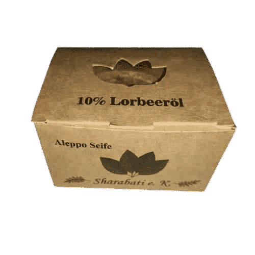 Aleppo Seife mit 10 % Lorbeeröl – Sharabati ca. 180 g