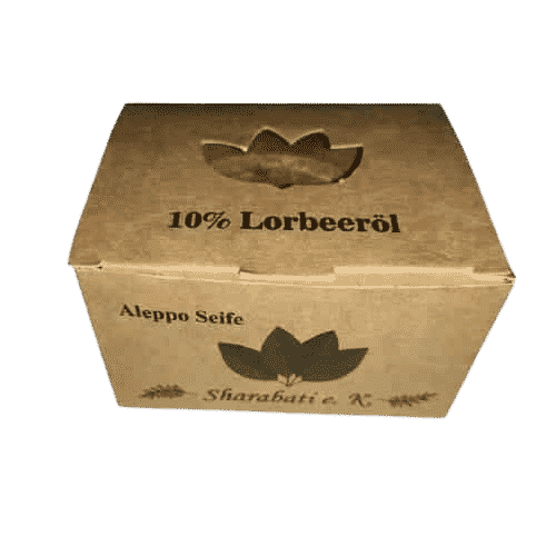 Aleppo Seife mit 10 % Lorbeeröl – Sharabati ca. 180 g