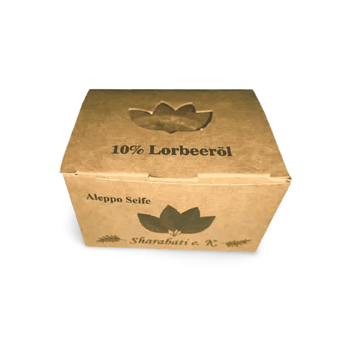Aleppo Seife – 10 % Lorbeeröl – Sharabati ca. 180 g