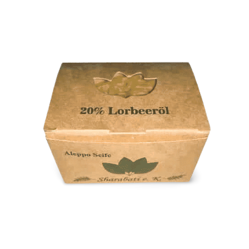 Aleppo Seife – 20 % Lorbeeröl – Sharabati ca. 200 g