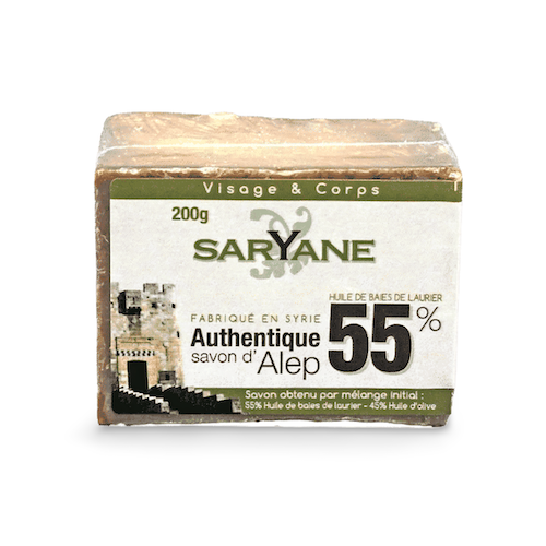 Aleppo Seife – 55% Lorbeeröl – Saryane 200 g