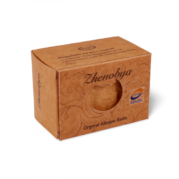 Bio Aleppo Seife - 6 % Lorbeeröl - Zhenobya 200 g – Bild 3