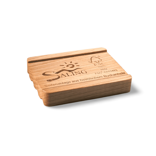 Seifenablage aus Buchenholz – Saling