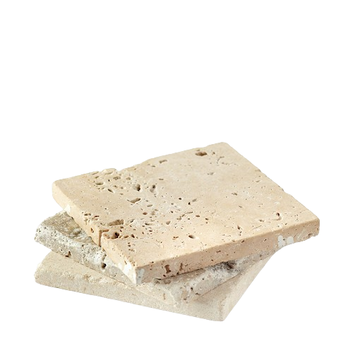 Seifenablage aus Travertin – Ovis 10 x 10 cm